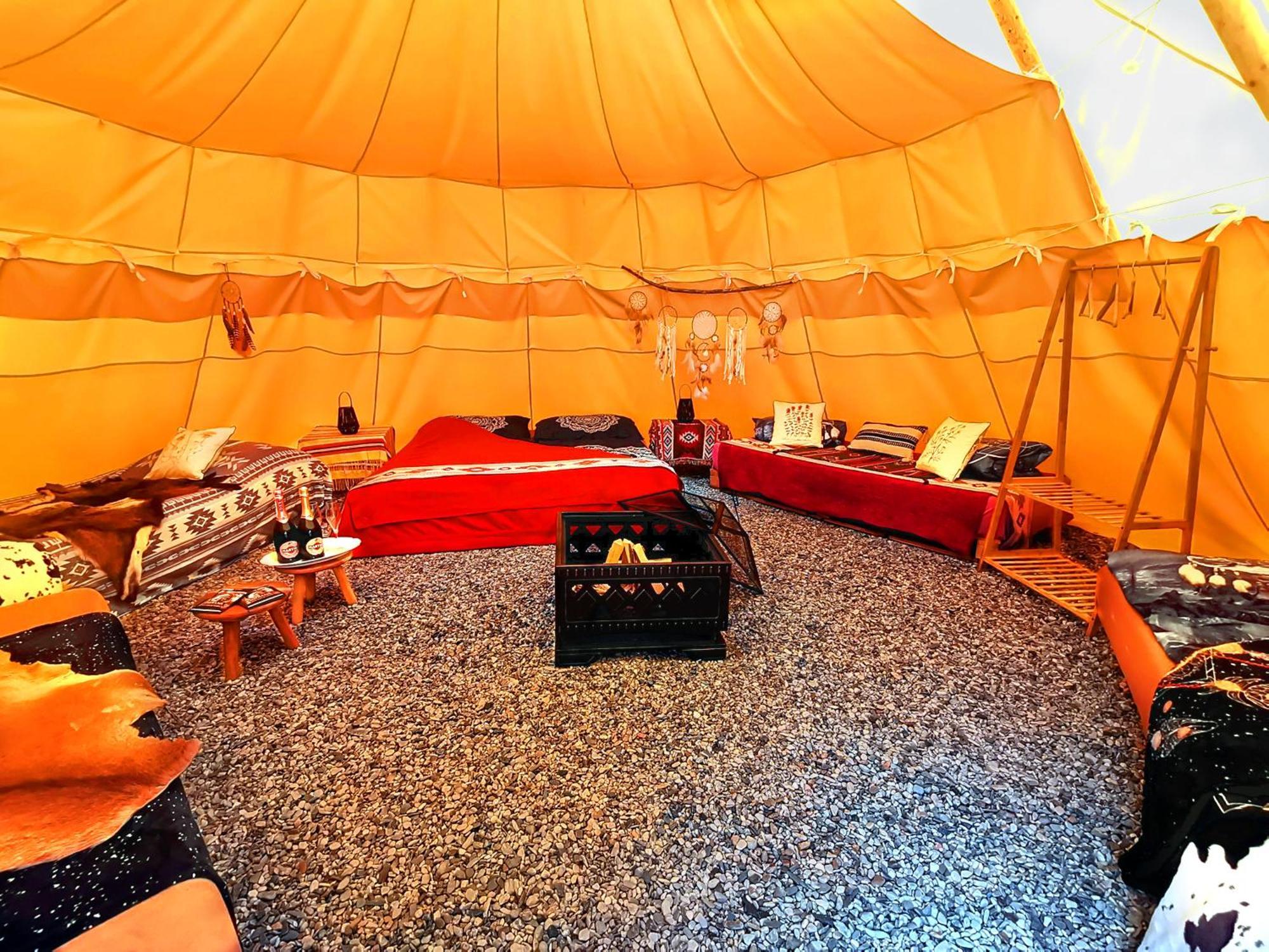 Hotel Teepee Camp Lounky Chodouny Exteriér fotografie