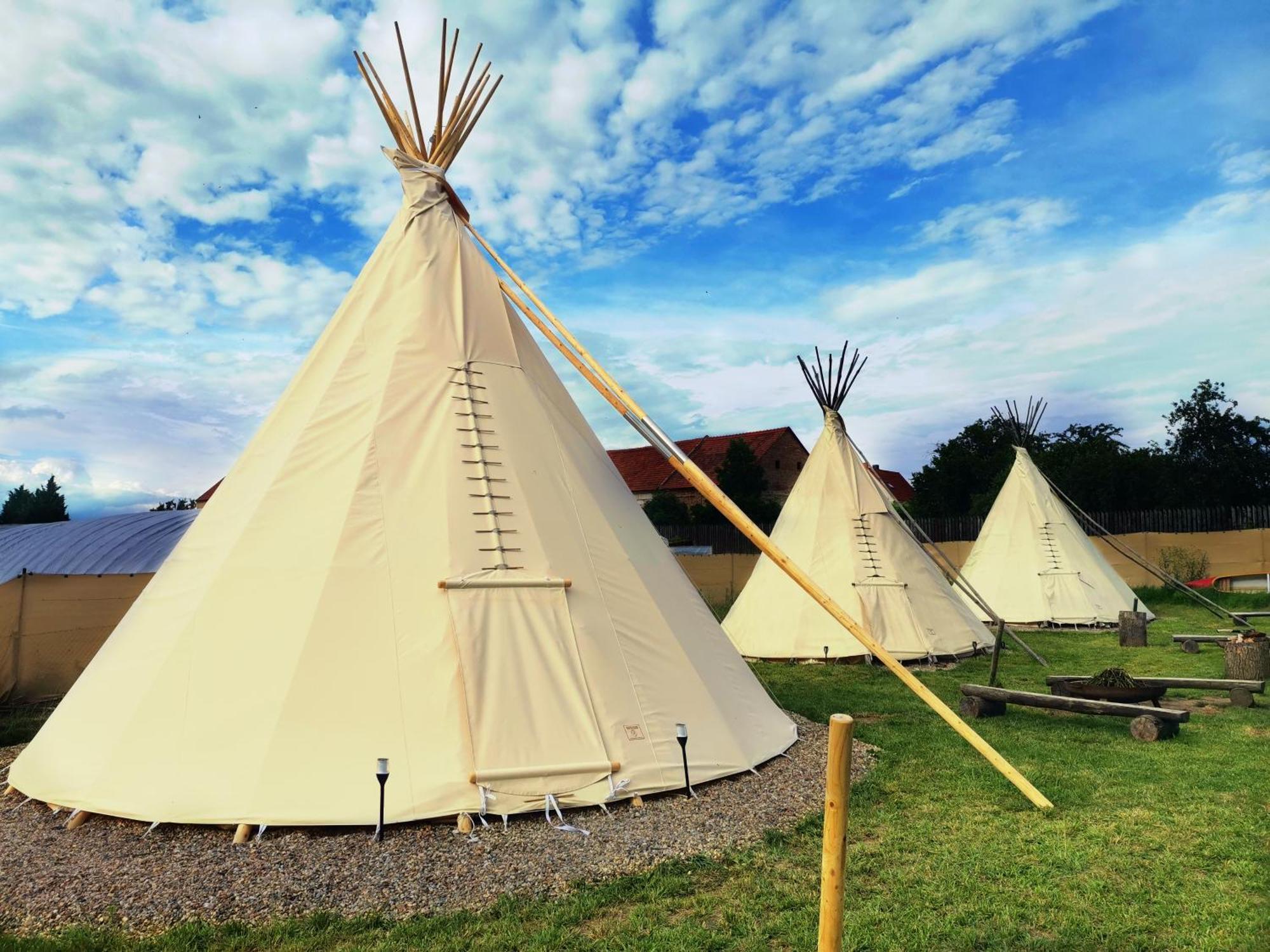 Hotel Teepee Camp Lounky Chodouny Exteriér fotografie